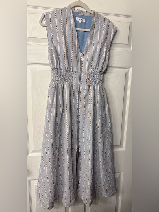 THML Rosette Cinched Waist Midi Dress - Picture 5 of 7